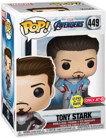 Figurine Funko Pop Avengers : Endgame [Marvel] #449 Tony Stark - Glow in the Dark