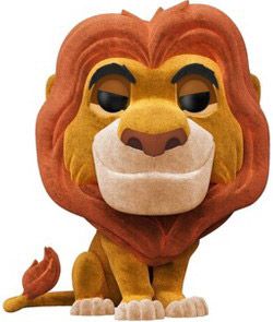 Figurine Funko Pop Le Roi Lion [Disney] #495 Mufasa - Flocked - T-Shirt