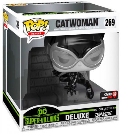 Figurine Funko Pop DC Comics #269 Catwoman (Jim Lee Deluxe) (Black & White) - T-Shirt