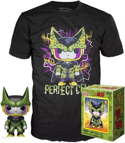 Figurine Funko Pop Dragon Ball Z #13 Cell forme parfaite - Métallique - T-Shirt