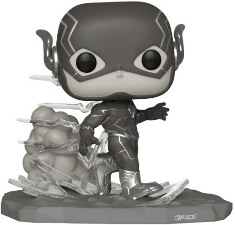 Figurine Funko Pop Flash [DC]  #268 The Flash (Jim Lee Deluxe) (Black & White) - T-Shirt