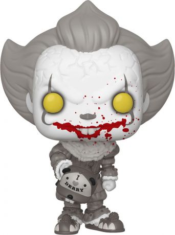 Figurine Funko Pop Ça : Chapitre deux #830 Grippe-Sou Noir et Blanc - T-Shirt