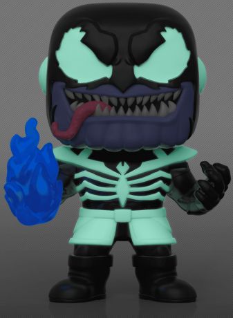 Figurine Funko Pop Venom [Marvel] #510 Thanos Venomizé - Glows in the Dark - T-Shirt