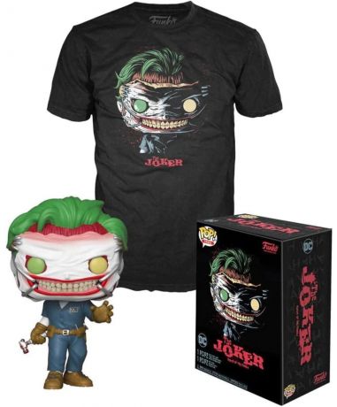 Figurine Funko Pop DC Super-Héros #273 Le Joker (Death of the Family) - Glow in the Dark - T-Shirt