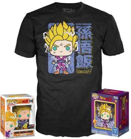 Figurine Funko Pop Dragon Ball Z #518 Super Saiyan 2 Gohan - Glow in the dark - T-Shirt