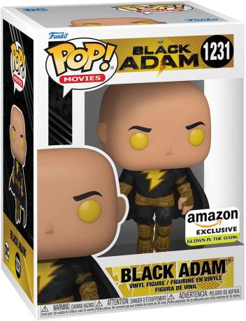 Figurine Funko Pop Black Adam #1231 Black Adam - Glow in the Dark