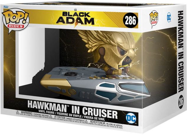 Figurine Funko Pop Black Adam #286 Hawkman in Cruiser