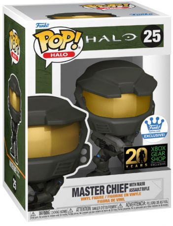 Figurine Funko Pop Halo #25 Master Chief avec MA5B Assault Rifle