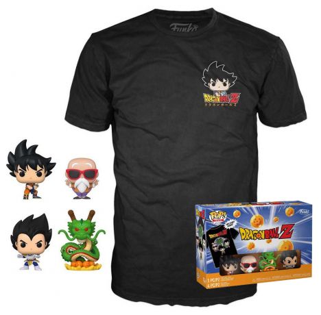 Figurine Funko Pop Dragon Ball Pocket Pop Pack avec T-Shirt
