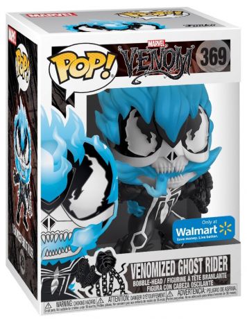Figurine Funko Pop Venom [Marvel] #369 Ghost Rider Venomisé bleu - T-Shirt