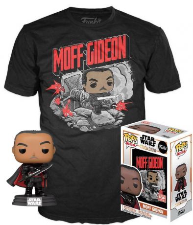 Figurine Funko Pop Star Wars : Le Mandalorien #380 Moff Gideon - T-Shirt