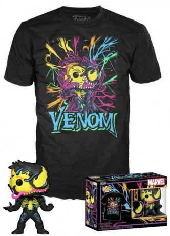 Figurine Funko Pop Marvel Comics #869 Eddie Brock Venom - Black Light -T-Shirt