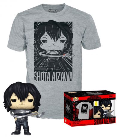 Figurine Funko Pop My Hero Academia #375 Shota Aizawa - Métallique - T-Shirt