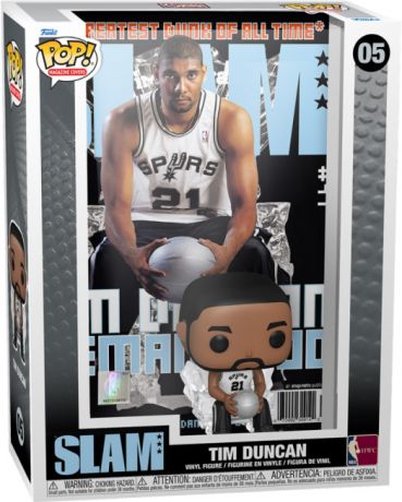 Figurine Funko Pop NBA #05 SLAM : Tim Duncan