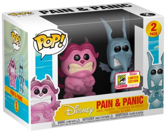 Figurine Funko Pop Hercule [Disney] Peine et Panique - 2 Pack