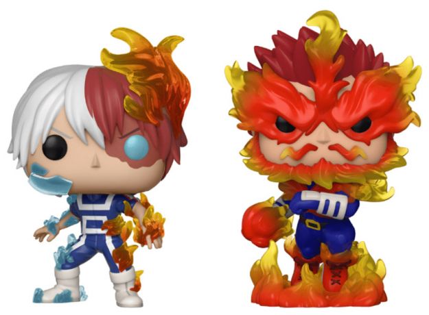 Figurine Funko Pop My Hero Academia Shoto Todoroki & Endeavor - Pack