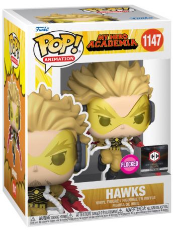 Figurine Funko Pop My Hero Academia #1147 Hawks - Flocked