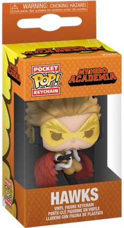 Figurine Funko Pop My Hero Academia Hawks - Porte-clés