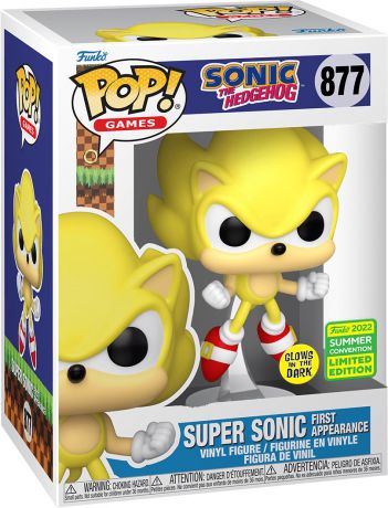 Figurine Funko Pop Sonic le Hérisson #877 Super Sonic - Glow in the Dark