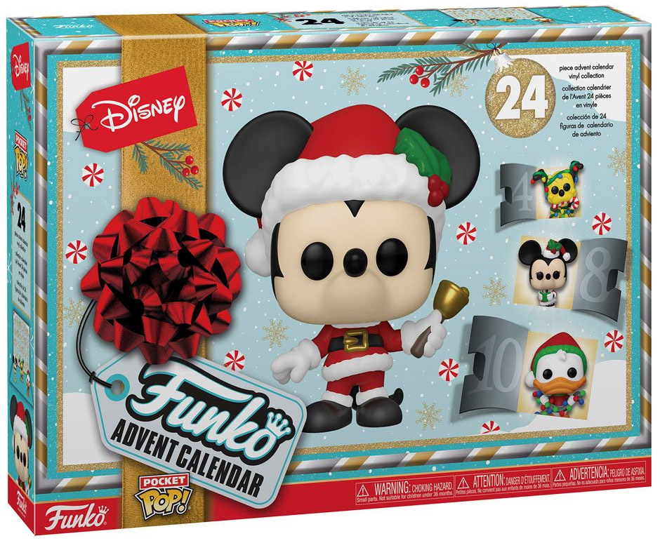 Figurine Pop Disney pas cher Calendrier de l'Avent 2022 Disney Noël