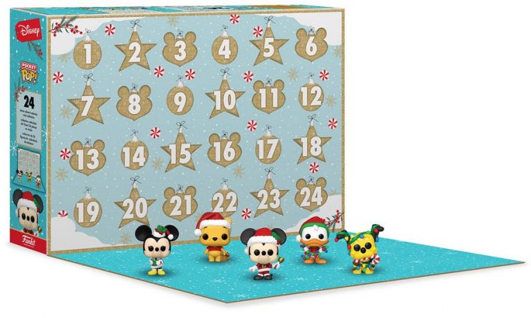 Figurine Pop Disney pas cher : Calendrier de l'Avent 2022 Disney Noël