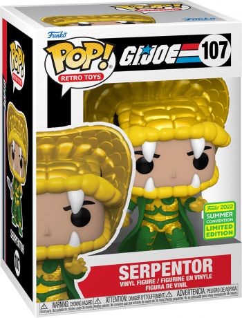 Figurine Funko Pop Hasbro #107 Serpentor (G.I.Joe)