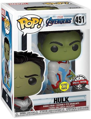 Figurine Funko Pop Avengers : Endgame [Marvel] #451 Hulk - Glow in the Dark