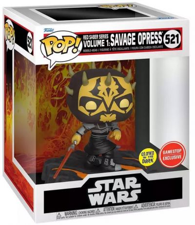 Figurine Funko Pop Star Wars 3 : La Revanche des Sith #521 Série Sabre Rouge Volume 1: Savage Opress