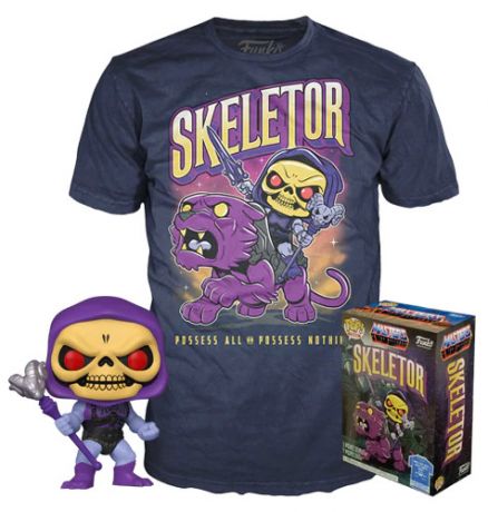 Figurine Funko Pop Les Maîtres de l'univers #1000 Skeletor - T-Shirt