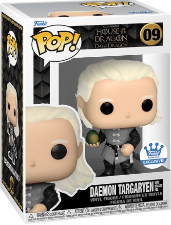 Figurine Funko Pop House of the Dragon #09 Daemon Targaryen avec œuf de dragon