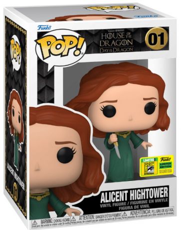 Figurine Funko Pop House of the Dragon #01 Alicent Hightower avec dague