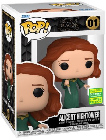 Figurine Funko Pop House of the Dragon #01 Alicent Hightower avec dague