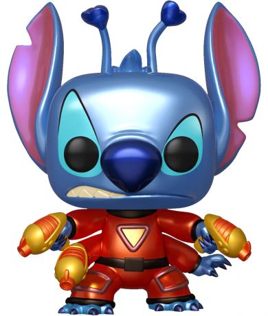 Figurine Funko Pop Lilo et Stitch [Disney] #125 Stitch 626 - Métallique
