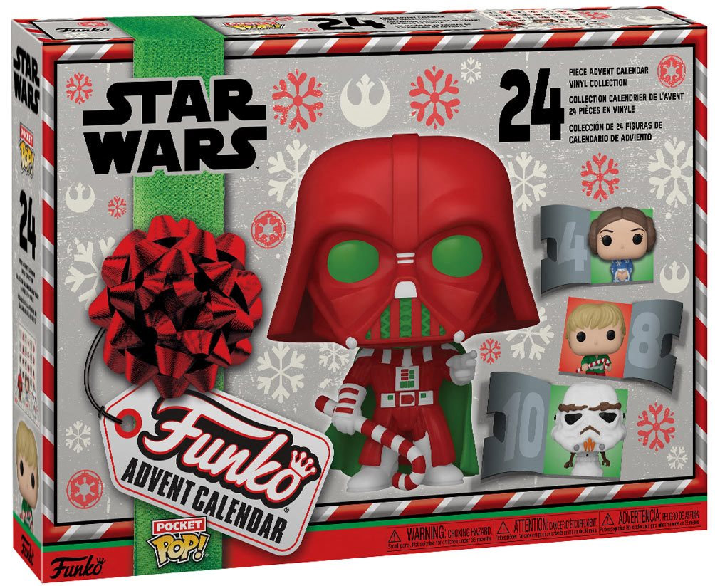 Figurine Pop Star Wars : Noël #279 pas cher : Dark Vador avec