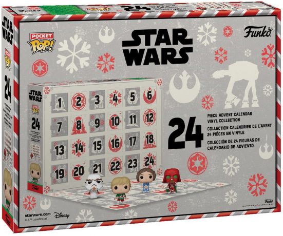 Figurine Funko Pop Star Wars : Noël Calendrier de l'Avent 2022 Star Wars