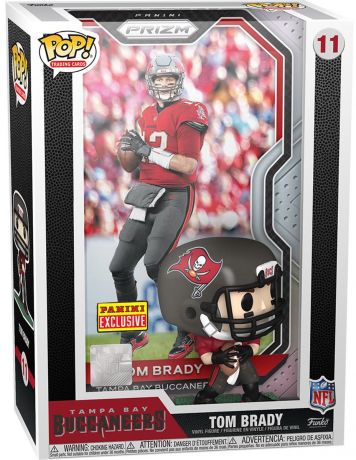 Figurine Funko Pop NFL #11 Tom Brady - Trading Card