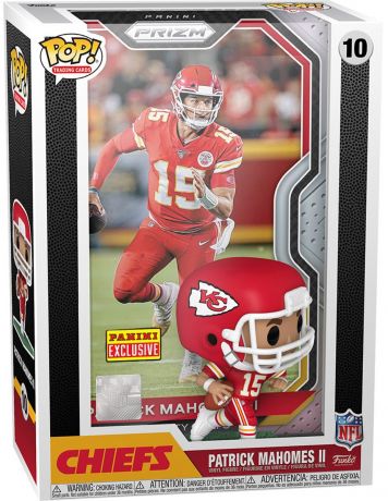 Figurine Funko Pop NFL #10 Patrick Mahomes II - Trading Card