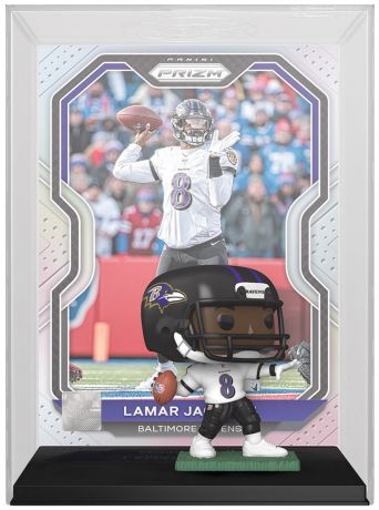 Figurine Funko Pop NFL #09 Lamar Jackson - Trading Card