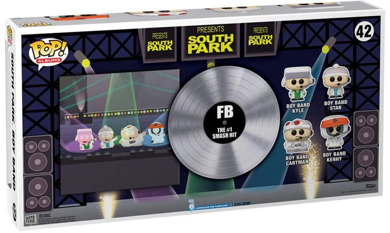 Figurine Funko Pop South Park South Park- Boyband - Deluxe Album