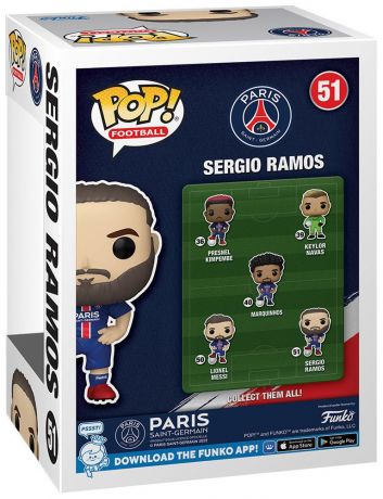 Figurine Funko Pop FIFA / Football #51 Sergio Ramos - PSG