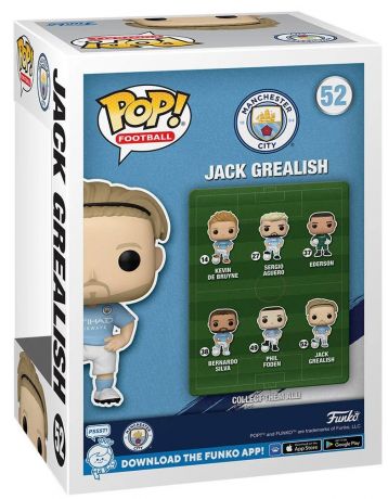 Figurine Funko Pop FIFA / Football #52 Jack Grealish - Manchester City