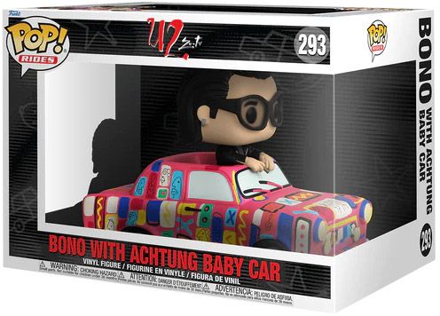 Figurine Pop U2 #293 pas cher : Bono with Achtung Baby Car