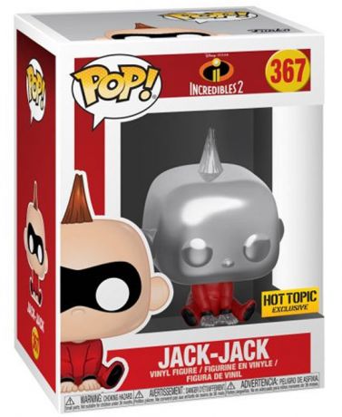 Figurine Funko Pop Les Indestructibles 2 [Disney] #367 Jack-Jack - Chromé