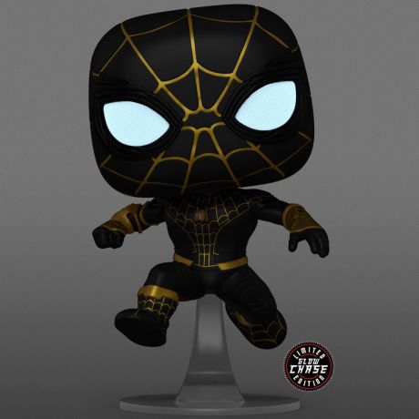 Figurine Funko Pop Spider-Man: No Way Home #1073 Spider-Man costume noir [Chase]