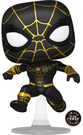 Figurine Funko Pop Spider-Man: No Way Home #1073 Spider-Man costume noir [Chase]