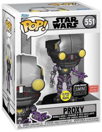 Figurine Funko Pop Star Wars : Le Pouvoir de la Force #551 Proxy - Glow in the Dark