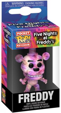 Figurine Funko Pop Five Nights at Freddy's Freddy Tie Dye - Porte-clés