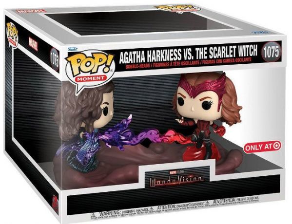 Figurine Funko Pop WandaVision [Marvel] #1075 Agatha Harkness vs La Sorcière Rouge - Moment