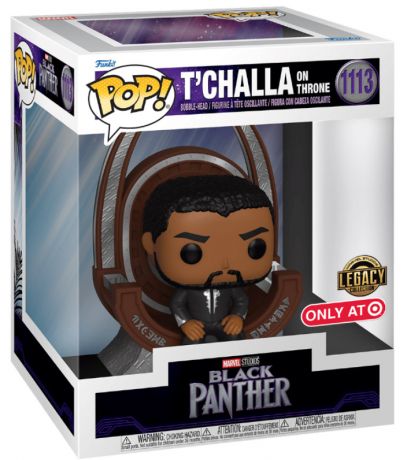 Figurine Funko Pop Black Panther [Marvel] #1113 T'Challa sur le trône
