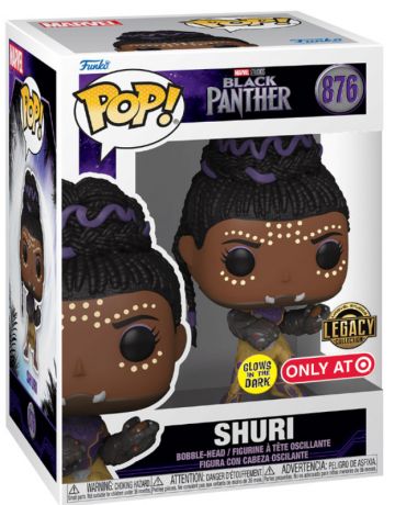 Figurine Funko Pop Black Panther [Marvel] #876 Shuri - Glow in the Dark